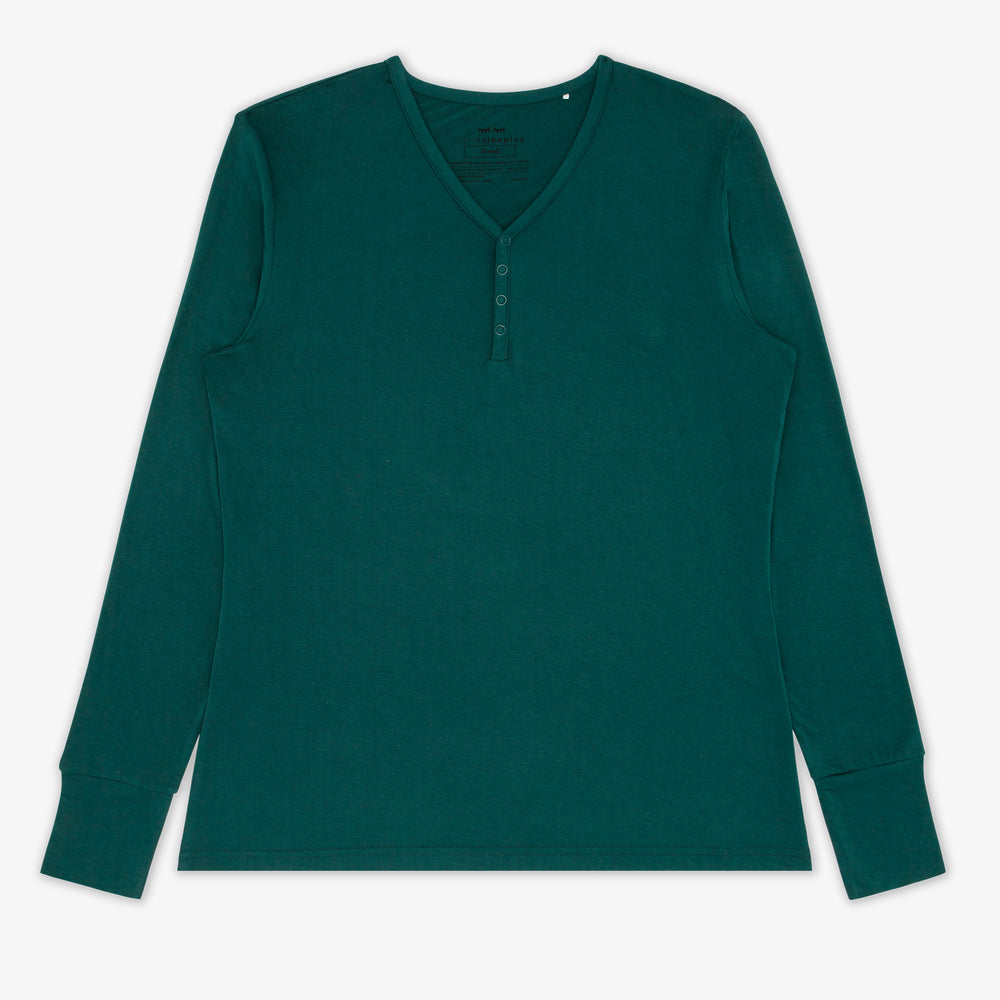 Flat lay image of the Emerald Women's Pajama Top