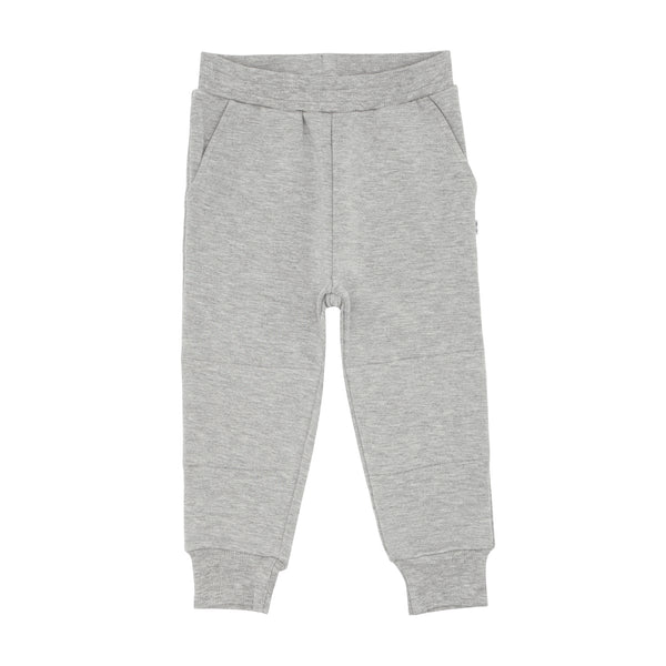 Flat lay image of Heather Gray joggers