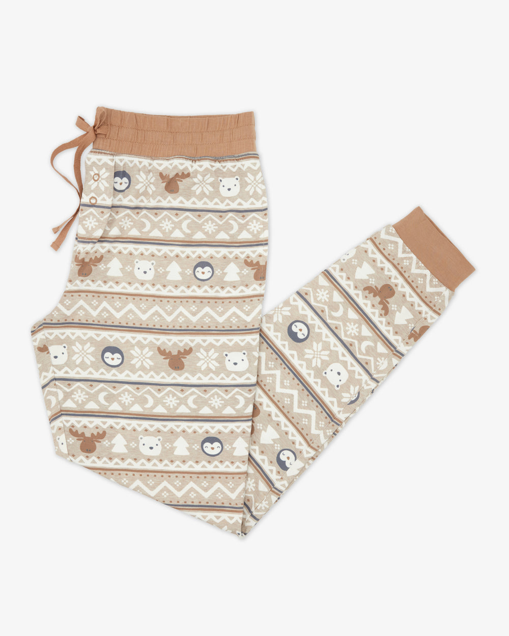 Flat lay of the Frosty Fair Isle Women's Pajama Pants