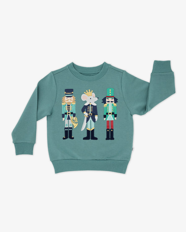 Flat lay of the Nutcracker Crewneck Sweatshirt