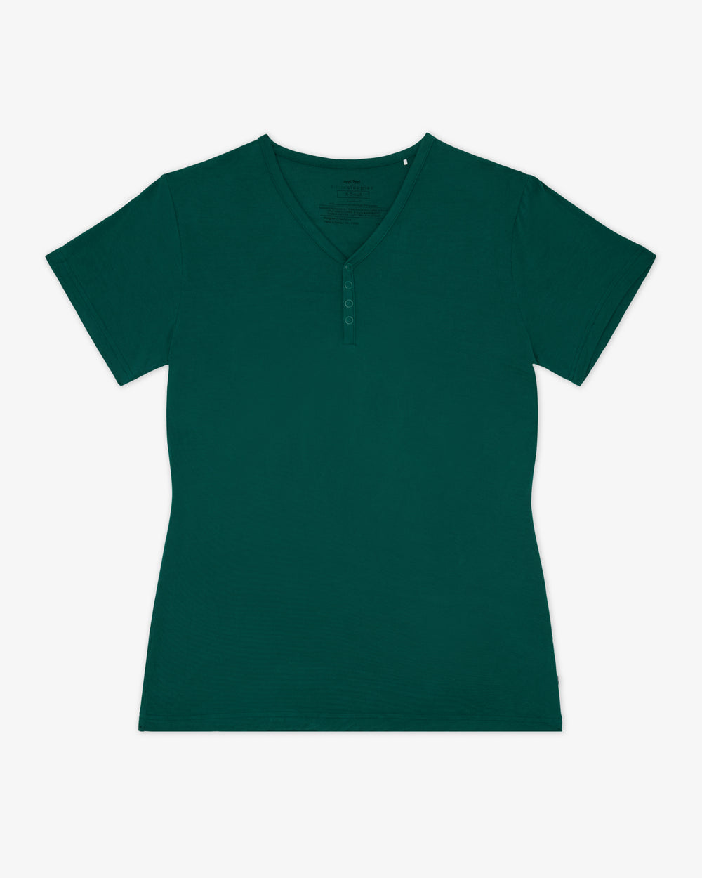 Flat lay of the Emerald Women's Short Sleeve Pajama Top
