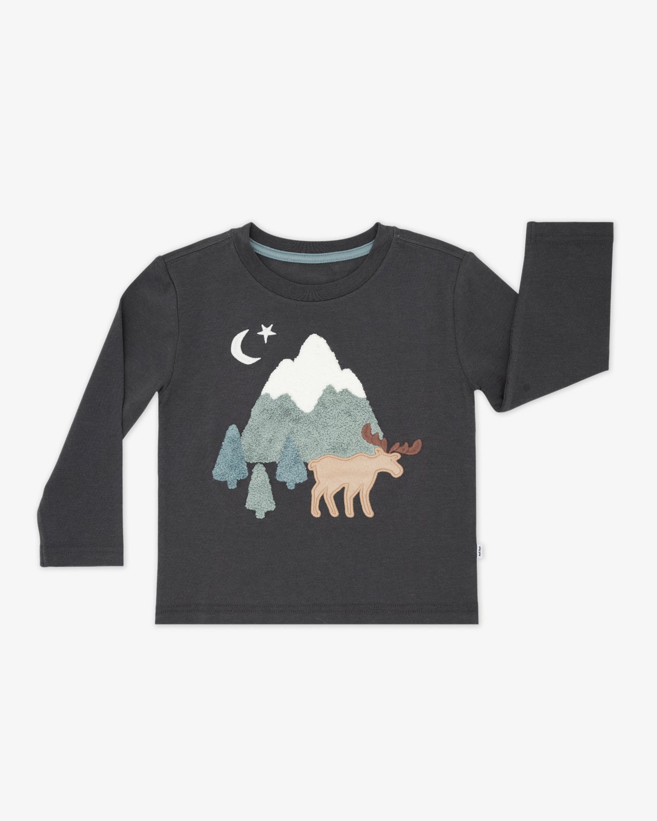 Flat lay of the Moose Trail Long Sleeve Relaxed Tee