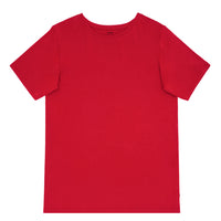 Flat lay image of a Holiday Red men's short sleeve pajama top