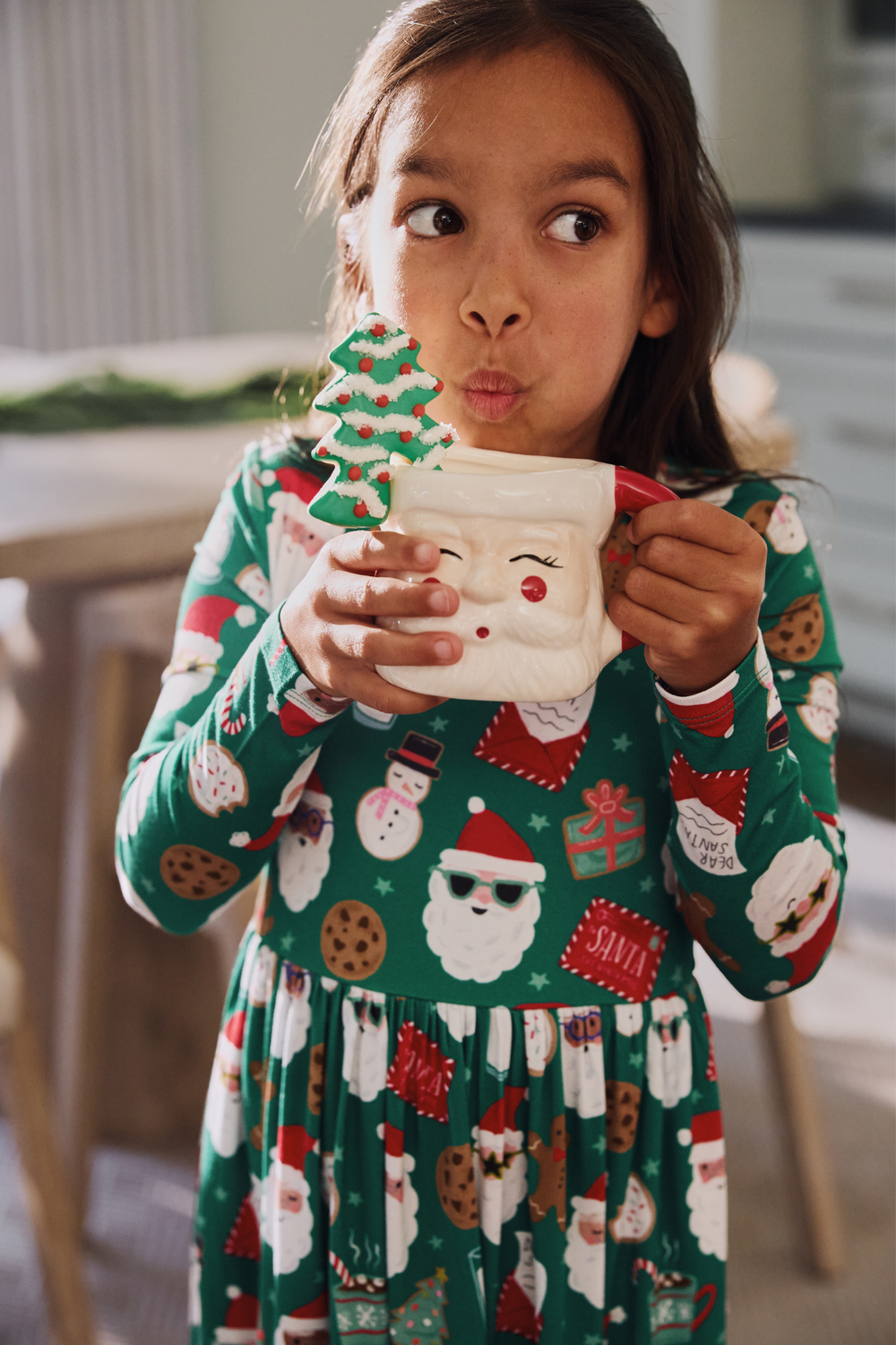 Cookies for Santa Bow Back Skater Dress