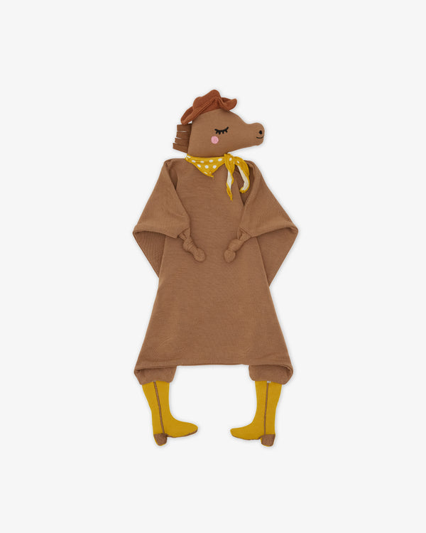 Flat lay of the Harley the Horse Sleepyhead Lovey