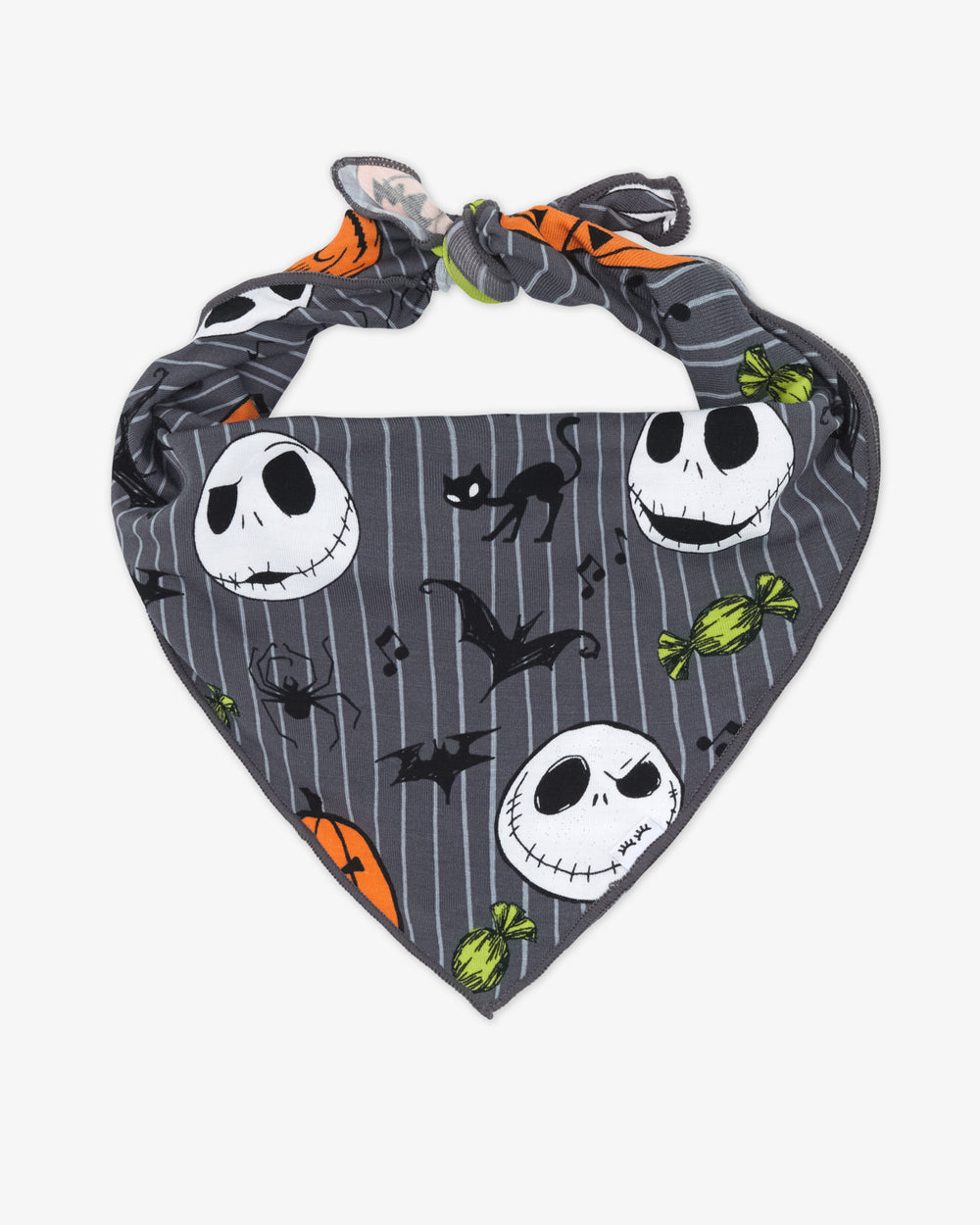 Flat lay of the Disney The Nightmare Before Christmas Pet Bandana