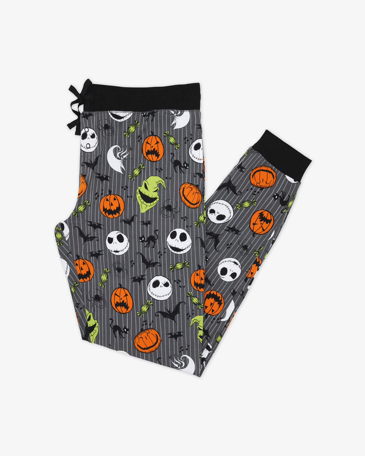 Flat lay of the Disney The Nightmare Before Christmas Women's Pajama Pants