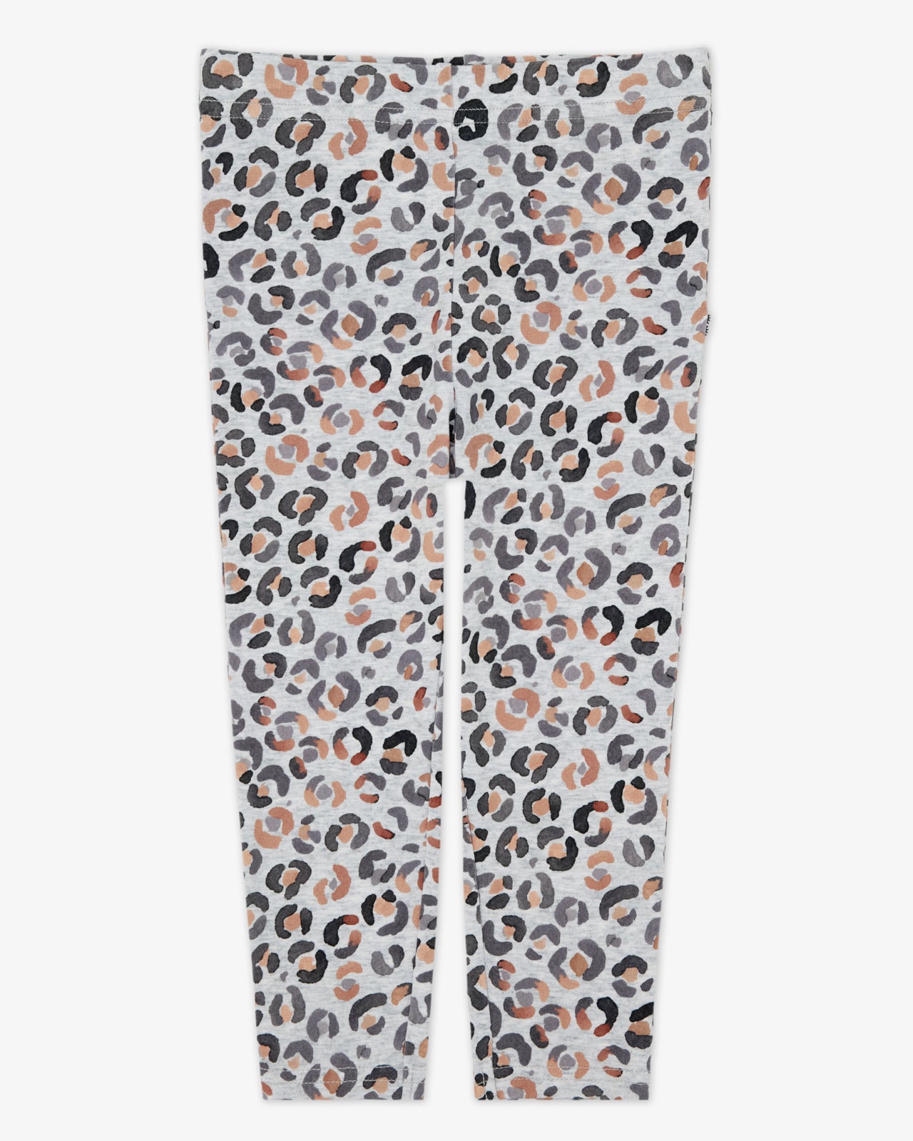 Flat lay of the Snowy Leopard Legging