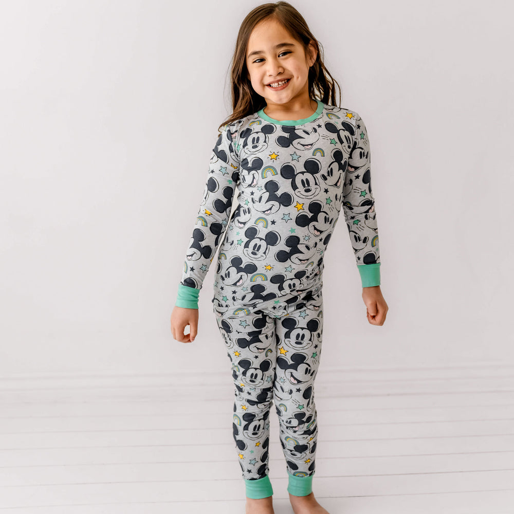 Click to see full screen - LS/P PJ Set - Disney Mickey Forever Two-Piece Pajama Set
