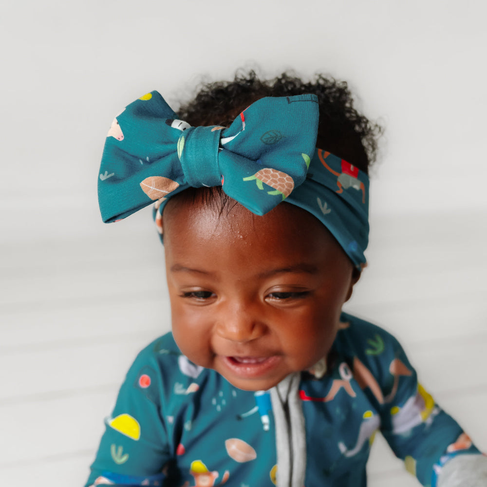 Click to see full screen - Luxe Bow - Jungle Gym Luxe Bow Headband