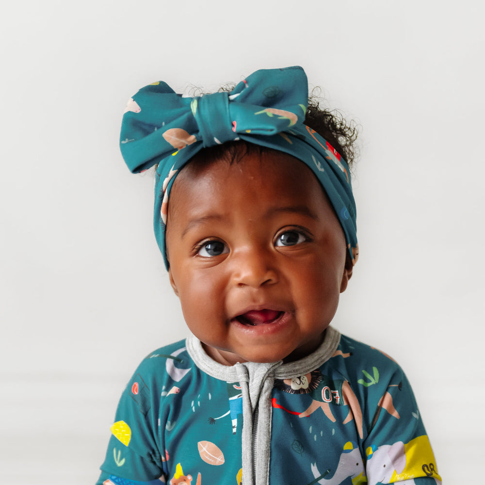 Click to see full screen - Luxe Bow - Jungle Gym Luxe Bow Headband