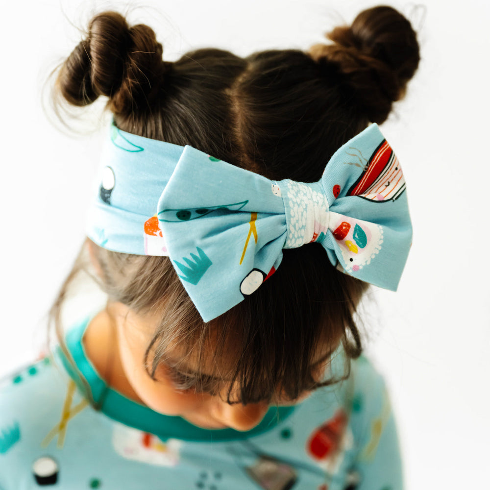 Click to see full screen - Luxe Bow - Sushi Luxe Bow Headband