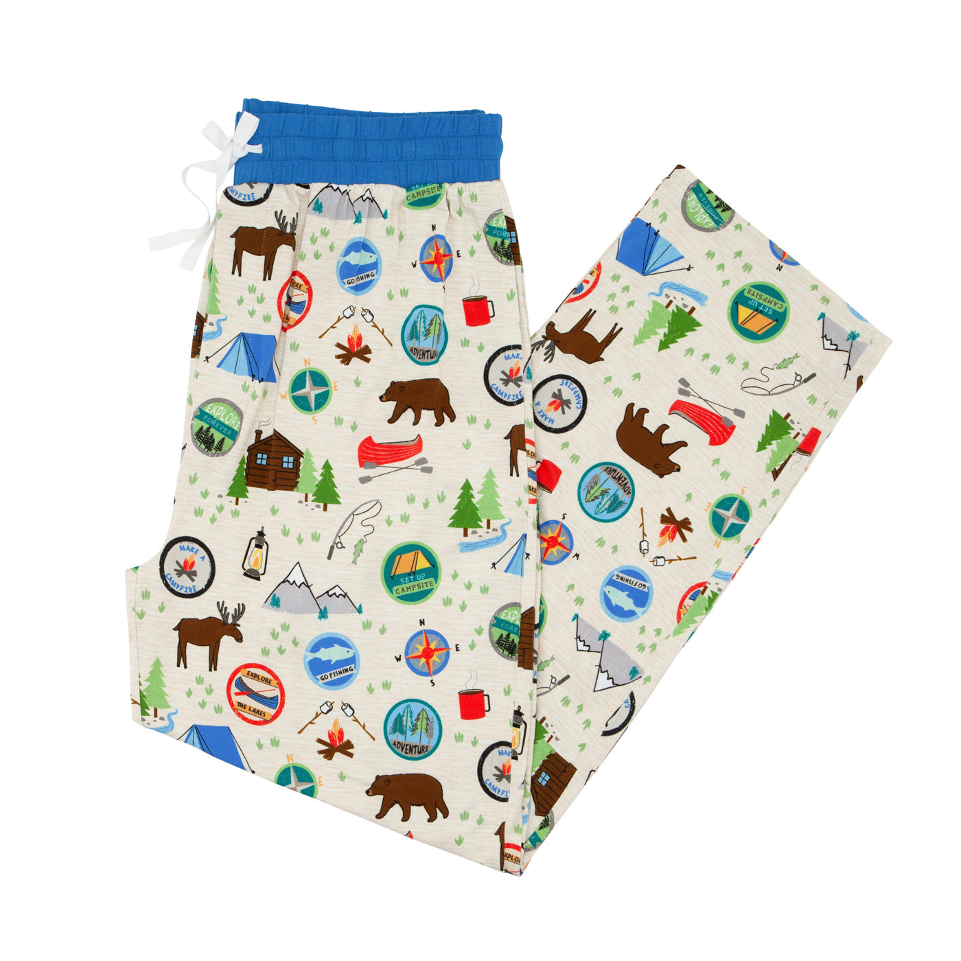 Great Outdoors Men's Pajama Pants M | Little Sleepies