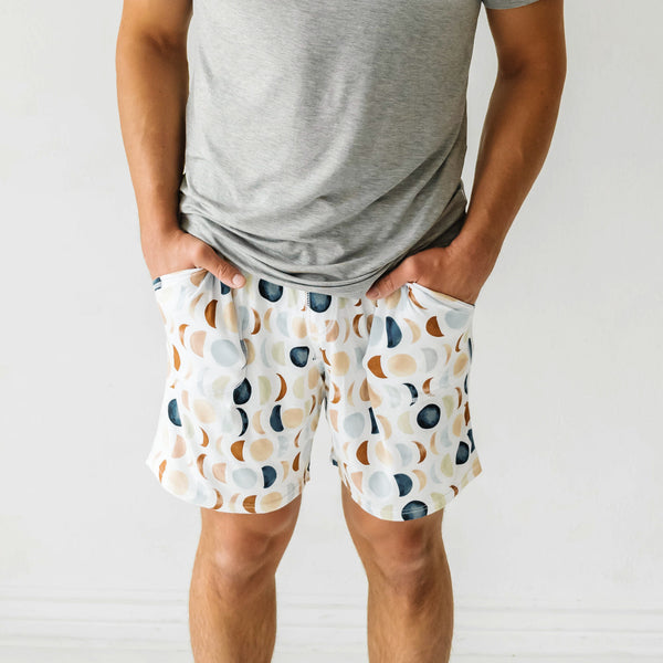 Men's PJ Shorts - Luna Neutral Men's Pajama Shorts