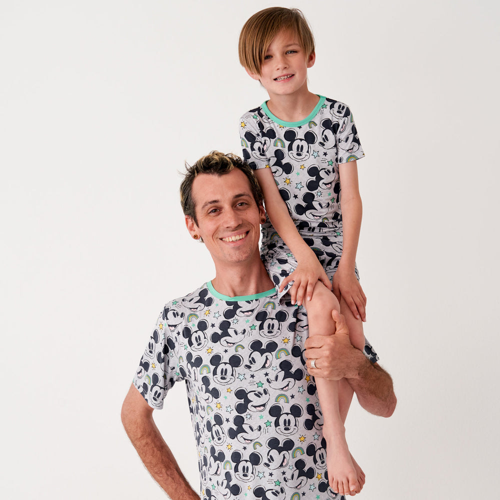 Click to see full screen - Men's SS PJ Tops - Disney Mickey Forever Men's Short Sleeve Pajama Top