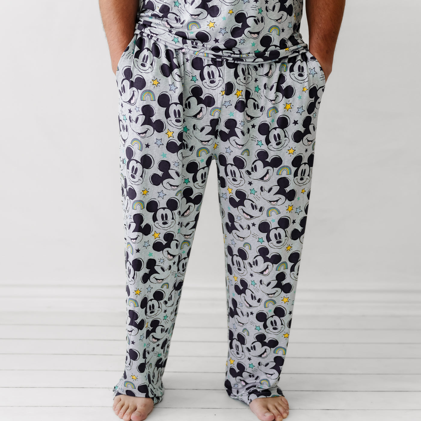 Mickey Mouse print pyjama trousers