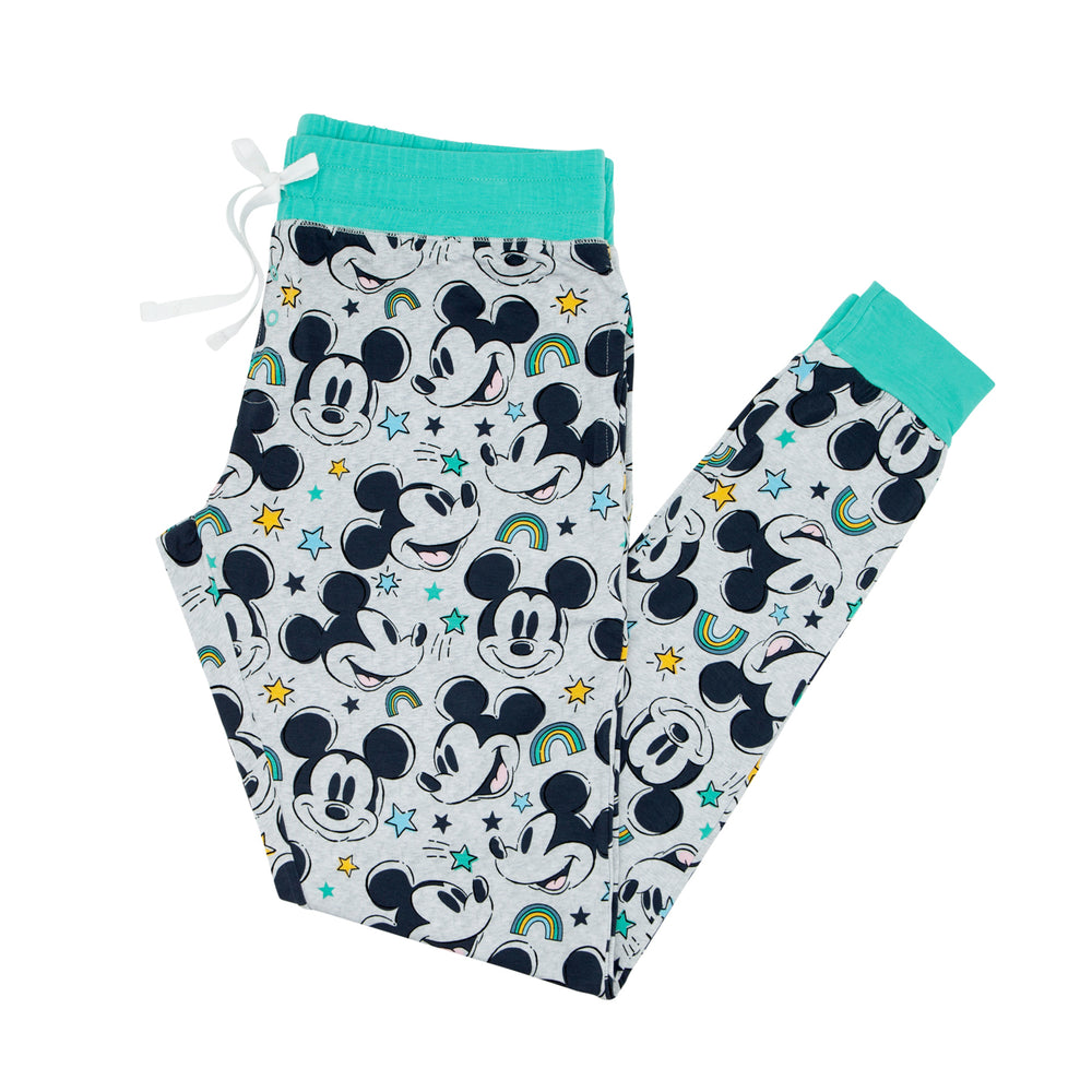 Flat lay image of Mickey Forever women's pajama pants