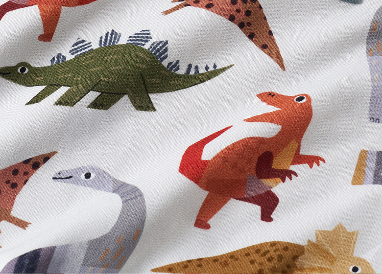 Gray Roar & Explore Fabric