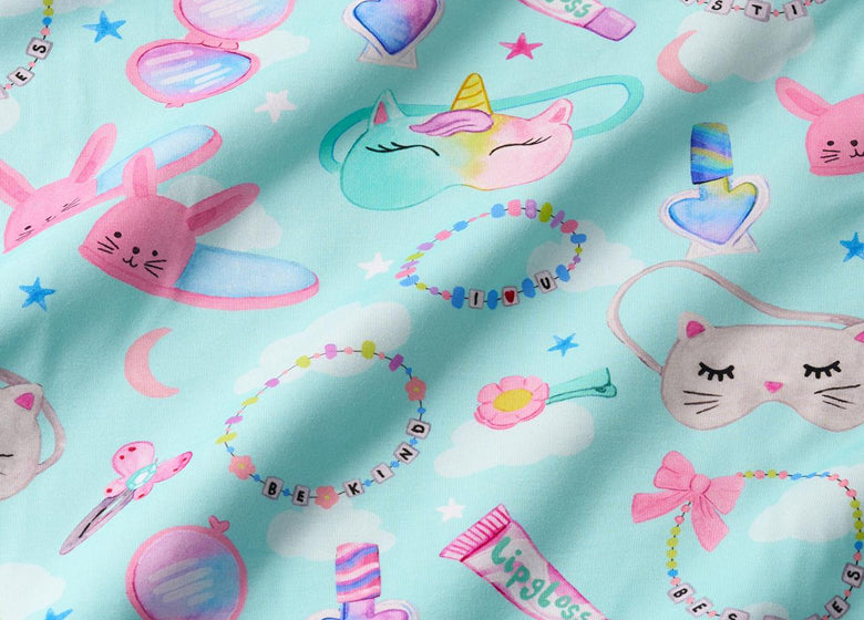 Close up of the Slumber Club fabric