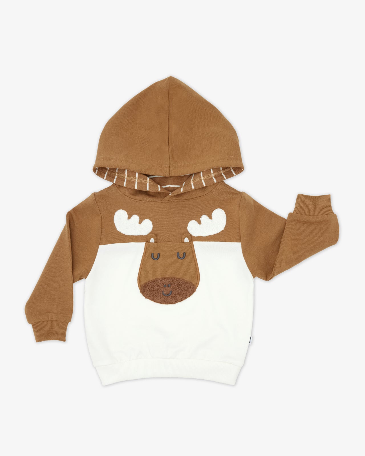 Flat lay of the Moose Pullover Hoodie