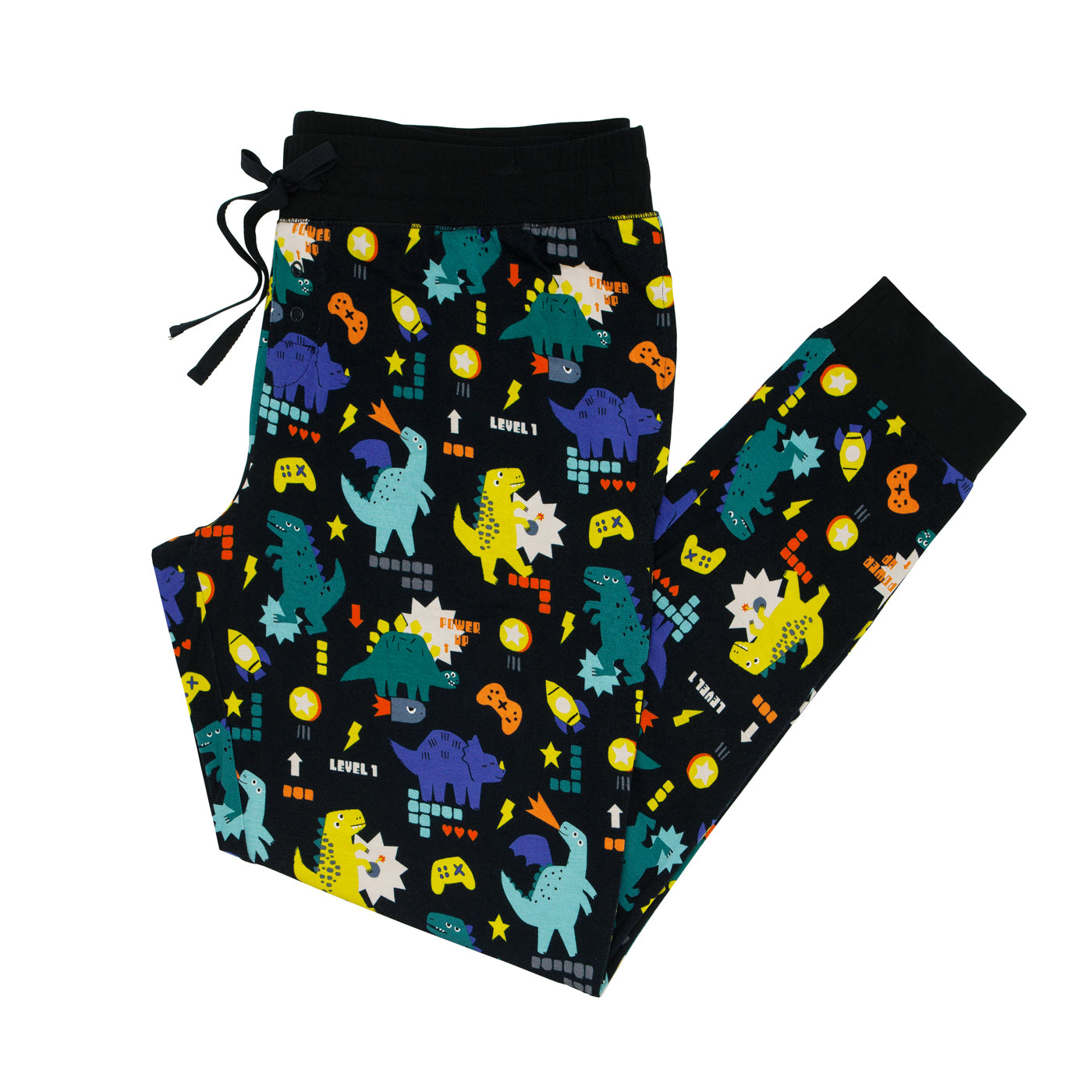 Next Level Dinos Two-Piece Pajama Set - Little Sleepies