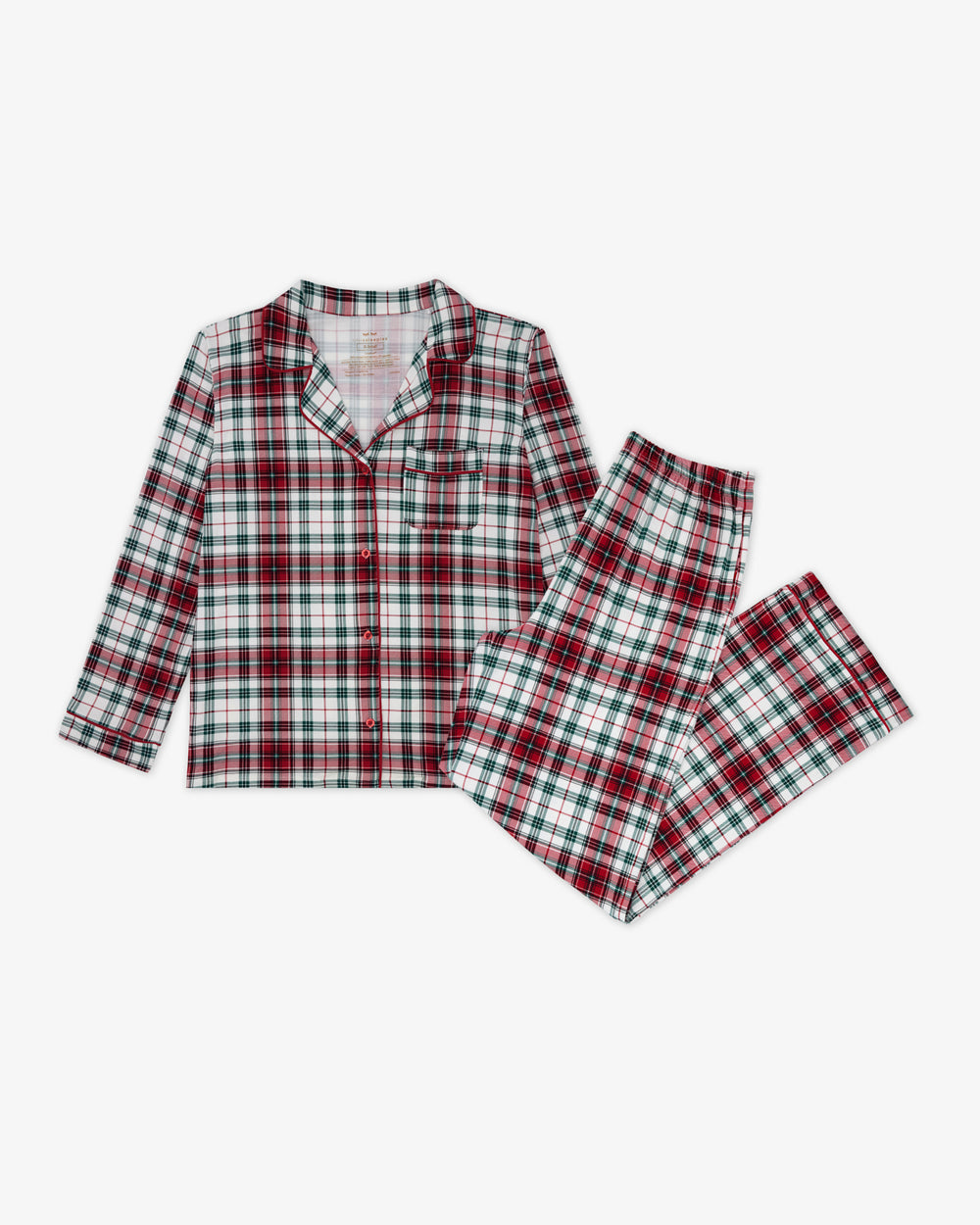 Holly Plaid Women's Long Sleeve Pajama Set