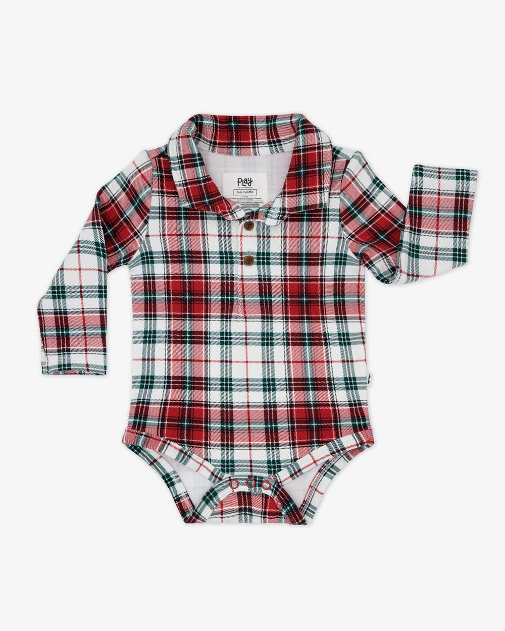 Holly Plaid Polo Bodysuit