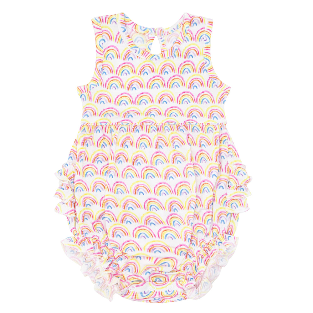 Click to see full screen - Play Bubble - Pastel Rainbows Bubble Romper