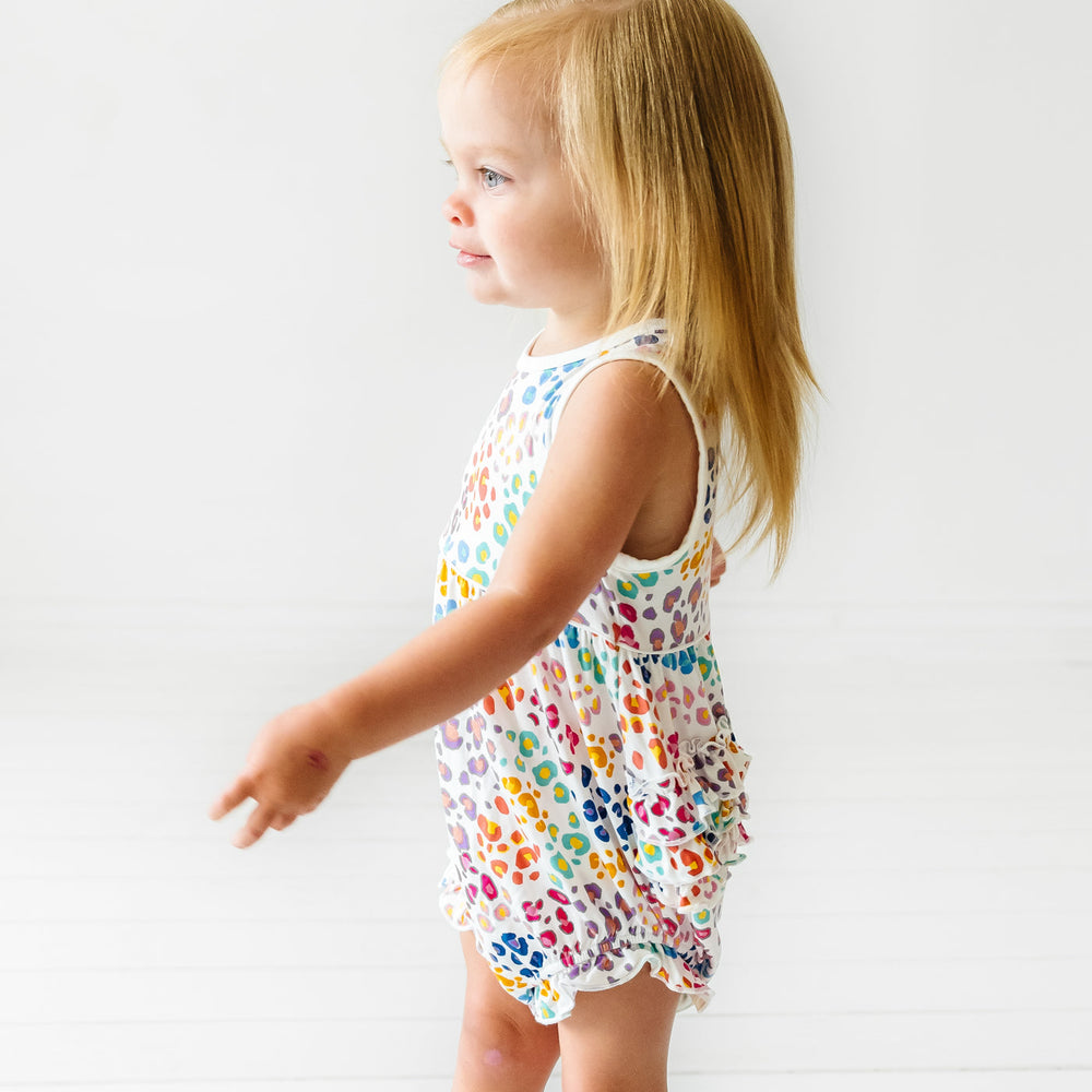 Play Bubble - Rainbow Leopard Bubble Romper