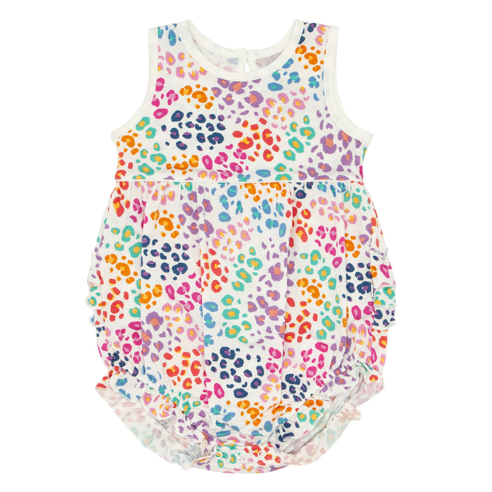 Play Bubble - Rainbow Leopard Bubble Romper