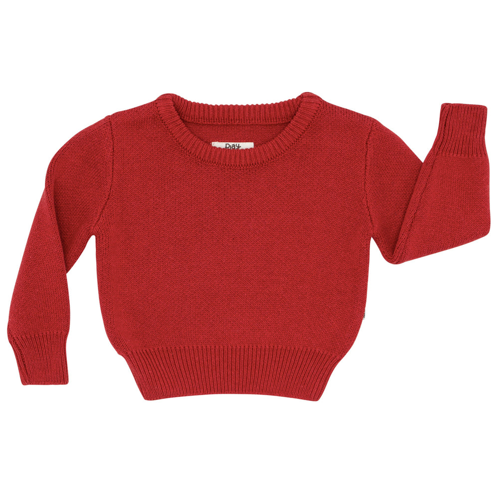 Play Sweater - Holiday Red Knit Sweater