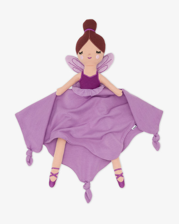 Flat lay of the Marie the Sugarplum Fairy Sleepyhead Lovey