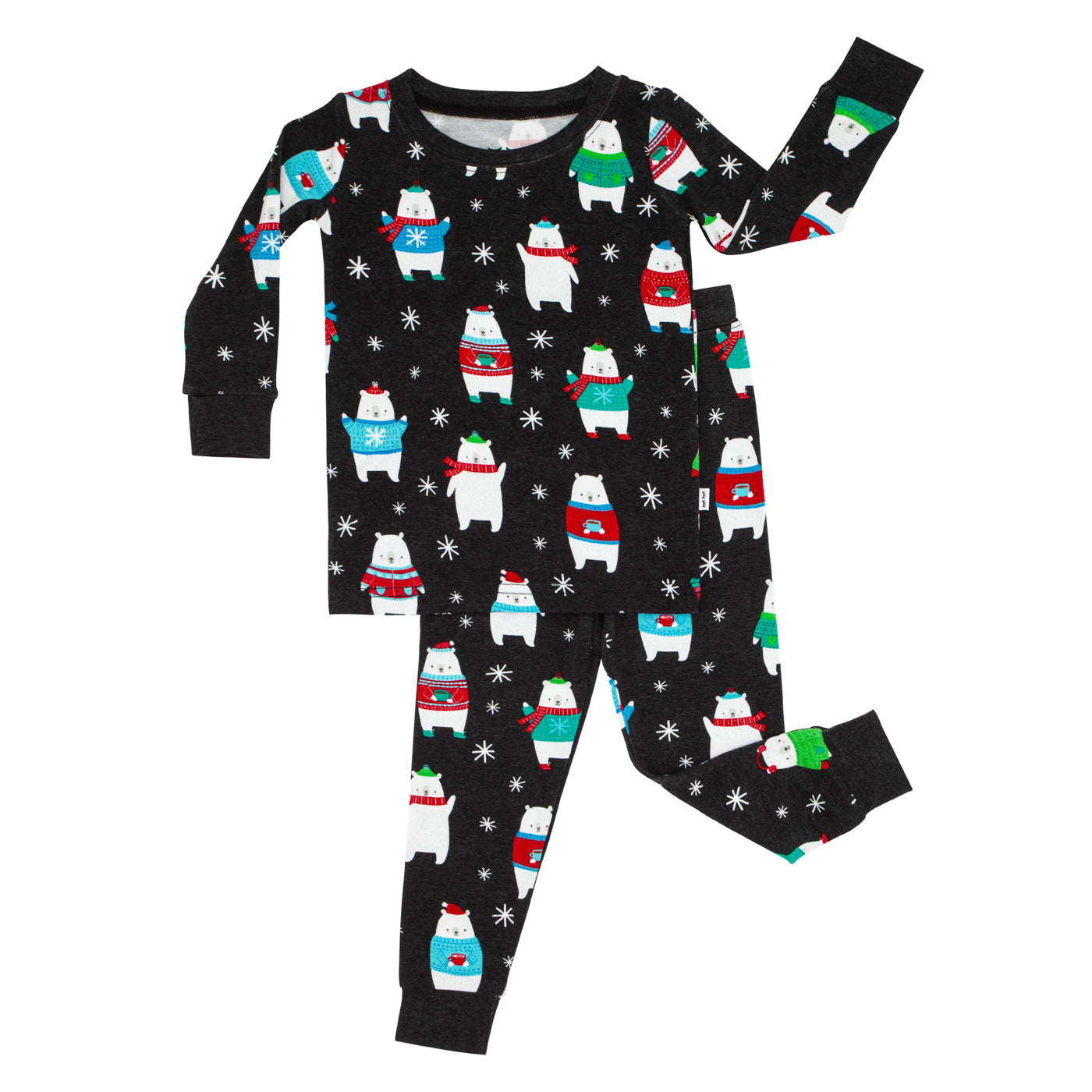 Polar Bear Pals Two-Piece Pajama Set - Little Sleepies