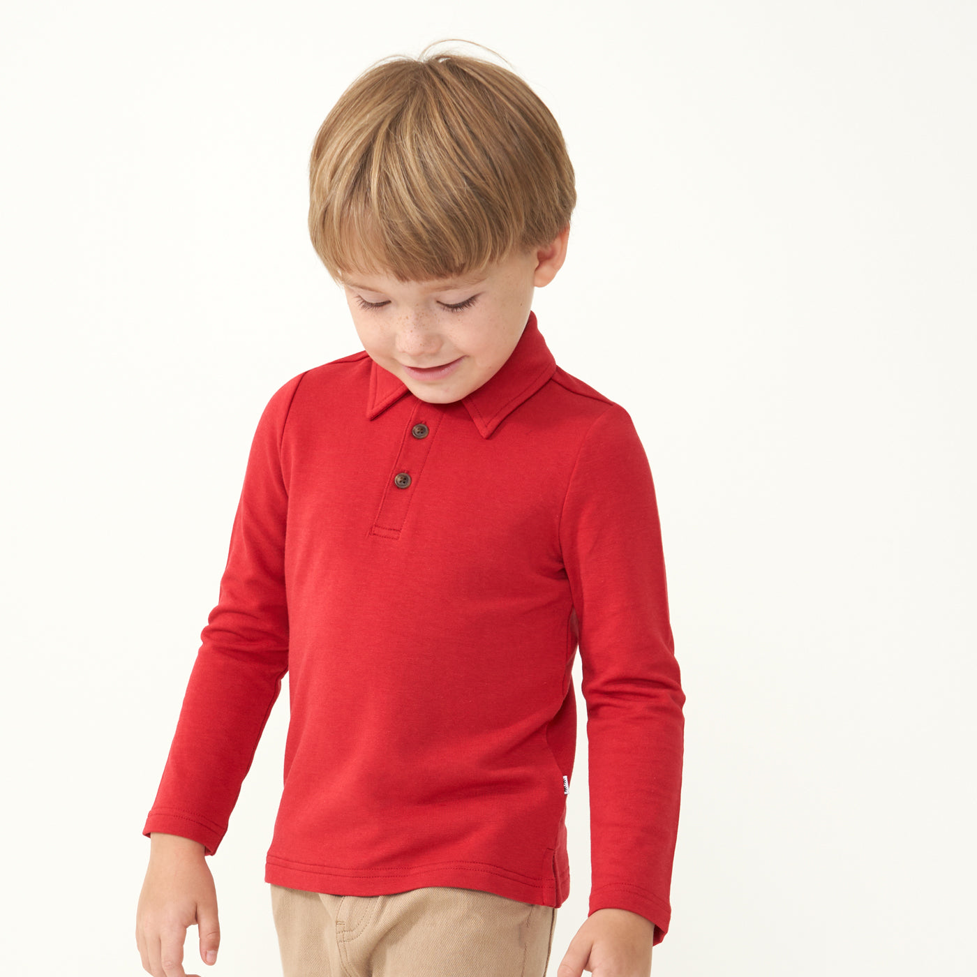 alternate image of a Holiday Red polo shirt