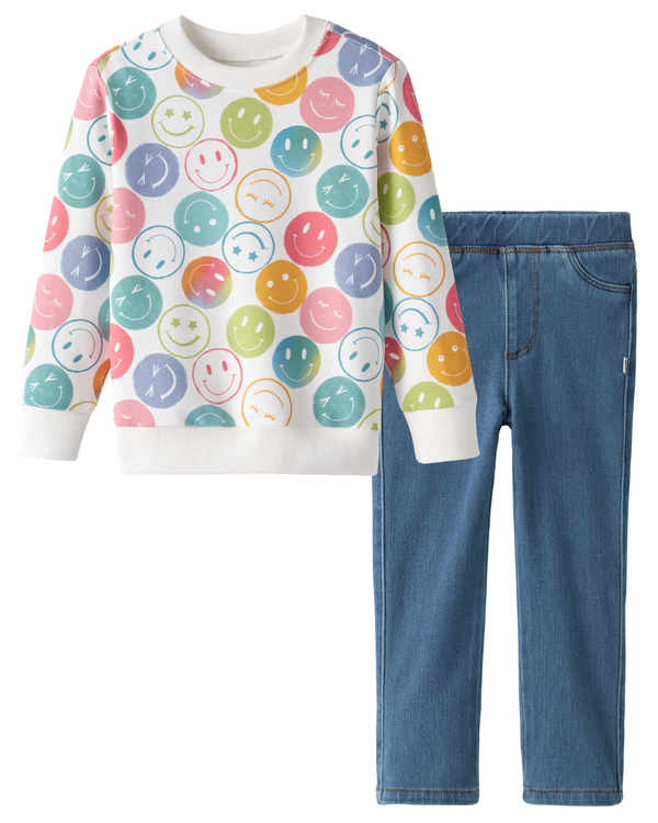 Positive Vibes Crewneck Sweatshirt outfit