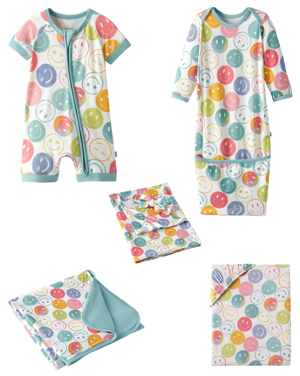 Positive Vibes Shorty Zippy snuggle set