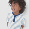 Video of children wearing a Blue Wave Stripes Henley Tee and coordinating Play bottoms