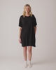 Women wearing the Black and Dove Gray Women's Lounge Dresses