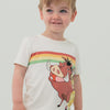 Video of children wearing a Lion King graphic tee and coordinating Play shorts