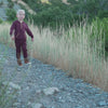 Video of boy outdoors walking and playing in the Classic Burgundy Denim Jogger and the Classic Burgundy Henley Hoodie