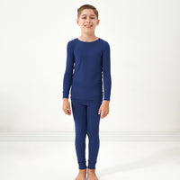 Alternate image of a child wearing a Sapphire two piece pajama set
