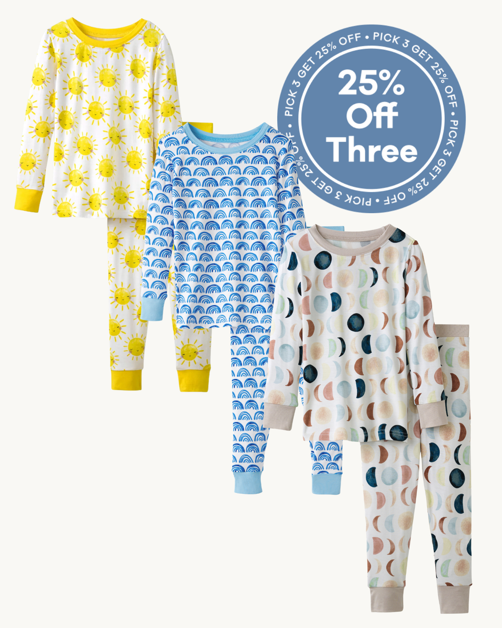 Signature Two-Piece Long Sleeve & Pants PJ Set Bundle