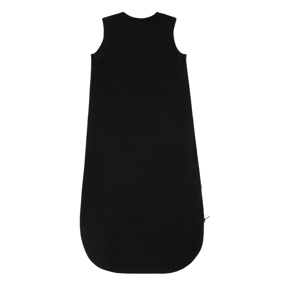 Flat lay image of the back of a Black Sleepy Bag