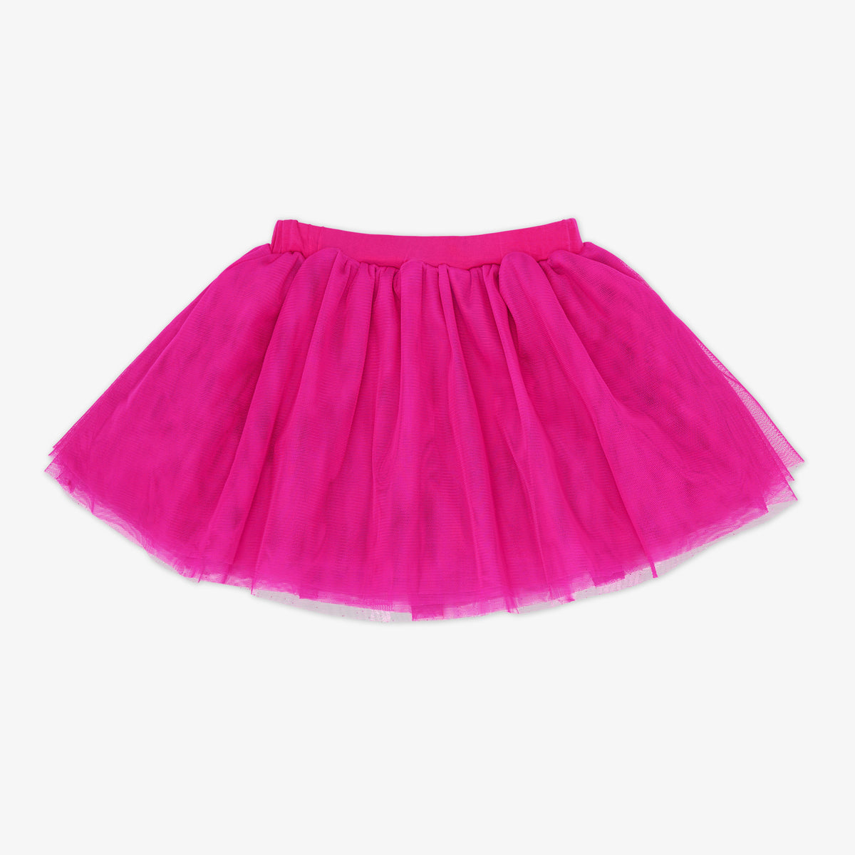 Flat lay of the Electric Fuchsia tutu skirt