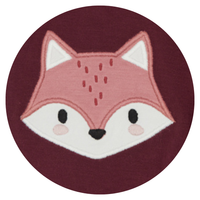 Burgundy Fox Patch swatch