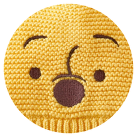 Winnie The Pooh Knit swatch
