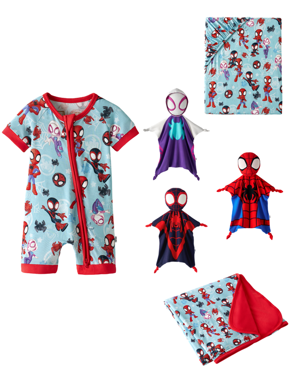 Tiny Webs Shorty Zippy snuggle set