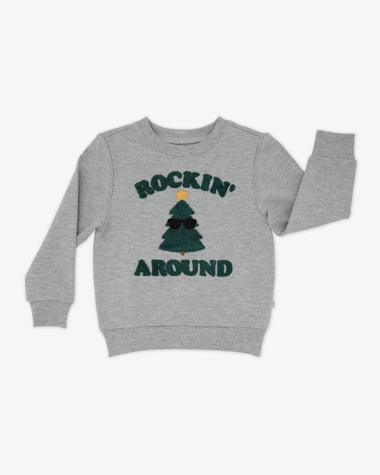 Flat lay of the Rockin' Around Crewneck Sweatshirt