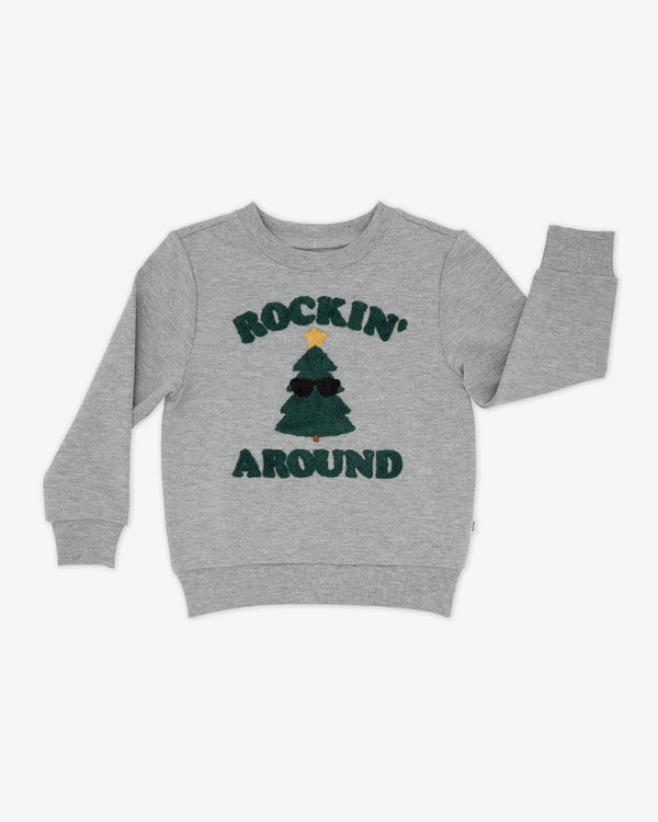 Flat lay of the Rockin' Around Crewneck Sweatshirt