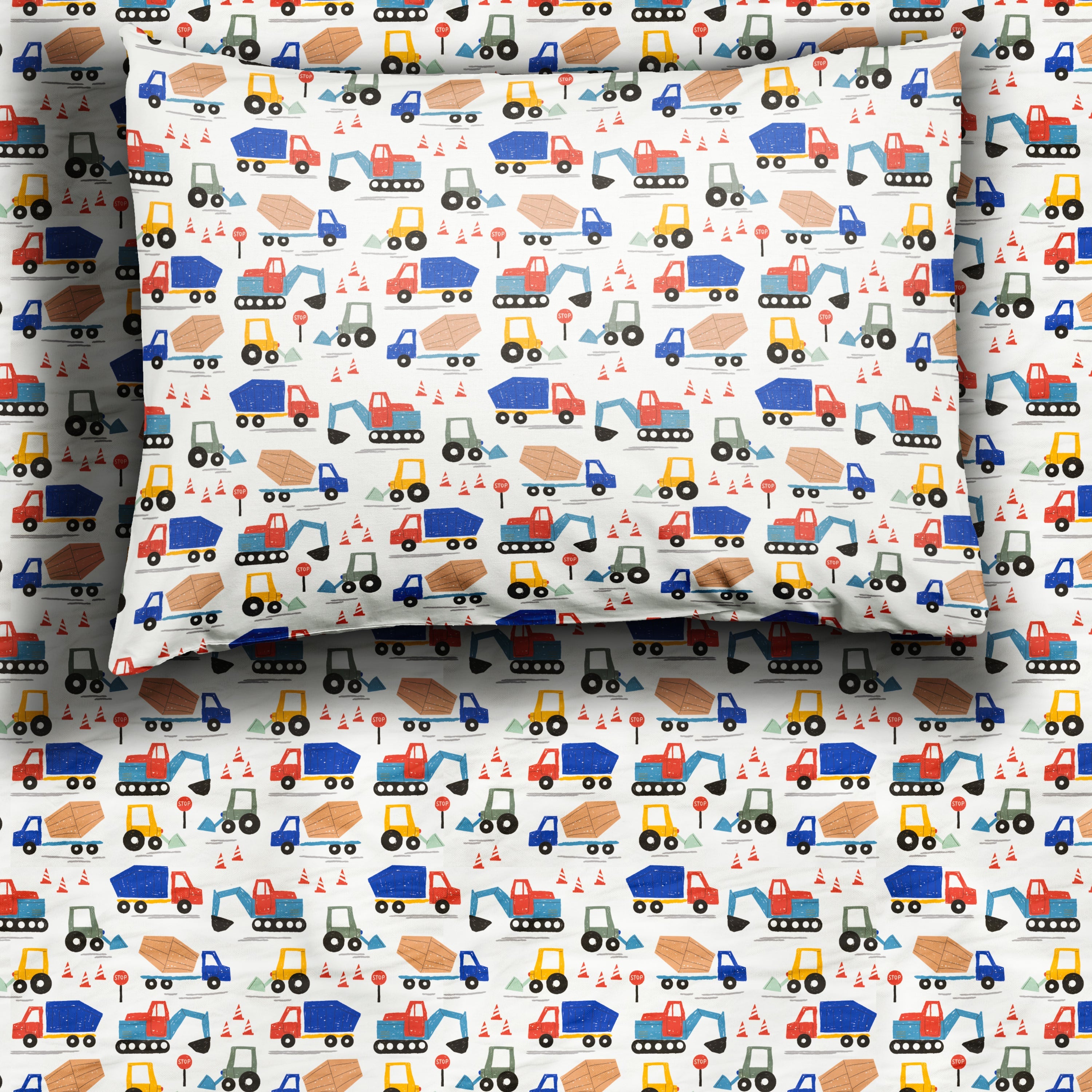 Twin Sheet Set - Construction Twin Sheet Set